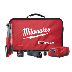 Milwaukee - M12 FUEL™ 3/8" Impact Ratchet Kit (1 x 2.0Ah) | M12FIR38-201B