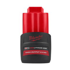 Milwaukee - M12™ REDLITHIUM™-ION HIGH OUTPUT™ 2.5Ah Compact Battery | M12HB2