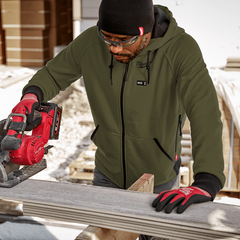Milwaukee - M12 Heated Hoodie Green - XL | M12HHGREEN40XL