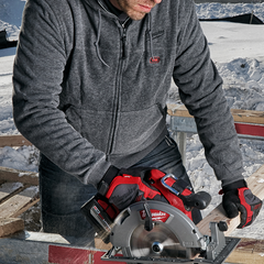 Milwaukee - M12 Heated Hoodie Grey - S | M12HHGREY9-0S