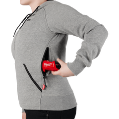 Milwaukee - M12 Women's Heated Hoodie Grey - XXL | M12HHWGREY10XXL