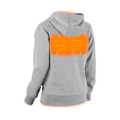Milwaukee - M12 Women's Heated Hoodie Grey - XXL | M12HHWGREY10XXL
