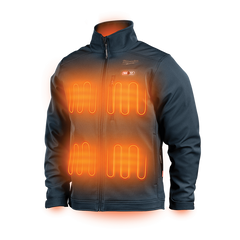 Milwaukee - M12 Heated TOUGHSHELL Jacket Blue - XL | M12HJBLUEX0XL