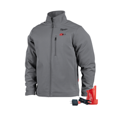 Milwaukee - M12™ Heated TOUGHSHELL™ Jacket Grey - XXL | M12HJGREYXI0XXL