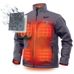 Milwaukee - M12 Heated Jacket Iron Grey X - S | M12HJIGREYX-0S