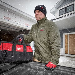 Milwaukee - M12 AXIS Heated Jacket Olive Green X - XL | M12HJMOGX-0XL