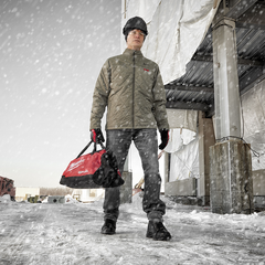 Milwaukee - M12 AXIS Heated Jacket Olive Green X - XL | M12HJMOGX-0XL