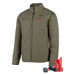 Milwaukee - M12 AXIS Heated Jacket Olive Green X - XL | M12HJMOGX-0XL