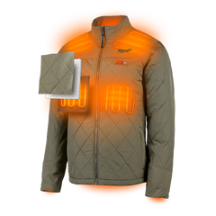 Milwaukee - M12 AXIS Heated Jacket Olive Green X - XL | M12HJMOGX-0XL