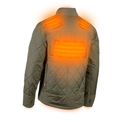 Milwaukee - M12 AXIS Heated Jacket Olive Green X - XL | M12HJMOGX-0XL