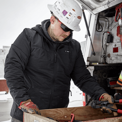 Milwaukee - M12 AXIS Heated Hooded Jacket Black - S | M12HPJBLACK20S