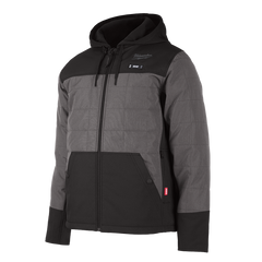 Milwaukee - M12 AXIS Heated Hooded Jacket Grey - L | M12HPJGREY0L