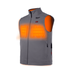 Milwaukee - M12 TOUGHSHELL Heated Vest Grey - L | M12HVGREY10L