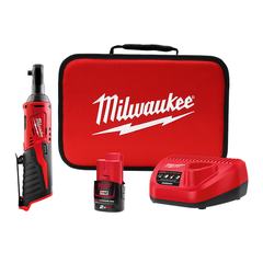 Milwaukee - M12™ Cordless 3/8" Impact Ratchet Kit (1 x 2.0Ah) | M12IR-201B