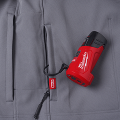 Milwaukee - M12 Heated TOUGHSHELL Jacket Grey - S | M12THJGREY0S