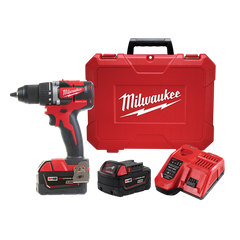 Milwaukee - M18 13mm Compact Brushless Drill/Driver Kit (2 x 3.0Ah) | M18CBLDD-302C