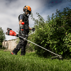 Milwaukee - M18 FUEL Dual Battery Brushcutter/Line Trimmer with Double Shoulder Harness (Tool Only) | M18F2BC0