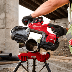 Milwaukee - M18 FUEL (125mm) Deep Cut Dual-Trigger Band Saw W/ ONE-KEY (Tool Only) | M18FBS125DO0