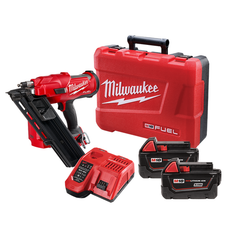 Milwaukee - M18 FUEL™ 30°-34° Framing Nailer Kit (2 x 3.0Ah, Case) | M18FFN-302C