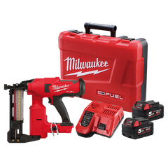 Milwaukee - M18 FUEL Fencing Stapler Kit (2 x 5.0Ah) | M18FFUS502C