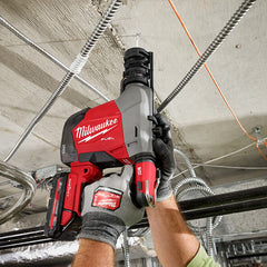 Milwaukee - M18 FUEL™ 16mm Overhead SDS Plus Rotary Hammer with Integrated Dust Extractor and ONE-KEY™ (Tool Only) | M18FHAFOH160
