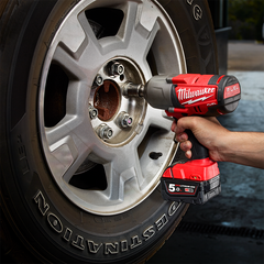 Milwaukee - M18 FUEL 1/2" High Torque Impact Wrench with Friction Ring Kit (2 x 5.0Ah) | M18FHIWF12-502C