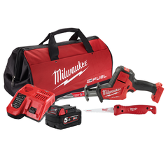 Milwaukee - M18 FUEL™ HACKZALL™ Kit (1x 5.0Ah, Folding Jab Saw, Bag) | M18FHZ501B
