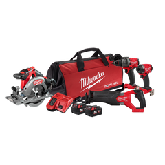 Milwaukee - M18 FUEL™ 4 Piece Power Pack 4E3 | M18FPP4E3502B