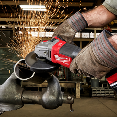 Milwaukee - M18 FUEL 125mm (5") RAPID STOP Angle Grinder with Dead Man Paddle Switch (Tool Only) | M18FSAG125XPDB-0
