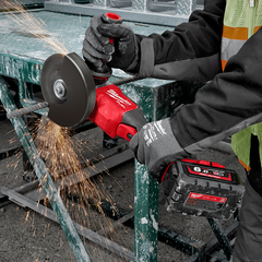Milwaukee - M18 FUEL 125mm (5") RAPID STOP Angle Grinder with Dead Man Paddle Switch (Tool Only) | M18FSAG125XPDB-0