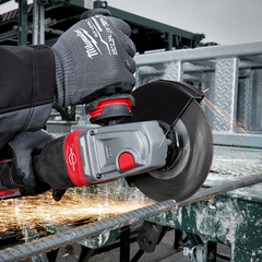 Milwaukee - M18 FUEL 125mm (5") RAPID STOP Angle Grinder with Dead Man Paddle Switch (Tool Only) | M18FSAG125XPDB-0