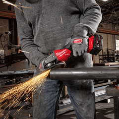 Milwaukee - M18 FUEL ONE-KEY 125 MM (5") High Speed Braking Angle Grinder with Deadman Paddle Switch (Tool Only) | M18FSAG125XPDB20