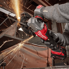 Milwaukee - M18 FUEL ONE-KEY 125 MM (5") High Speed Braking Angle Grinder with Deadman Paddle Switch (Tool Only) | M18FSAG125XPDB20