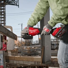Milwaukee - M18 FUEL ONE-KEY 125 MM (5") High Speed Braking Angle Grinder with Deadman Paddle Switch (Tool Only) | M18FSAG125XPDB20