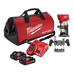 Milwaukee - M18 FUEL Laminate Trimmer Kit (2 x 3.0Ah) | M18FTR302B