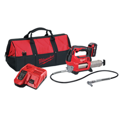 Milwaukee - M18™ Cordless 2-Speed Grease Gun Kit (1 x 2.0Ah) | M18GG-201B