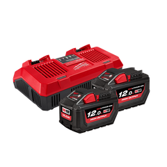 Milwaukee - M18 REDLITHIUM HIGH OUTPUT 12.0Ah Dual Bay Starter Pack | M18HOSPD122B