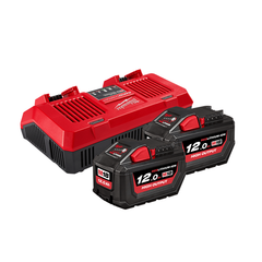 Milwaukee - M18™ REDLITHIUM™-ION HIGH OUTPUT™ 12.0Ah Dual Bay Starter Pack | M18HOSPD122B
