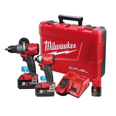 Milwaukee - M18 FUEL ONE-KEY Power Pack 2A2 (M18ONEPD2, M18ONEID2) Bonus M12B2 | M18ONEPP2A2-502C