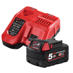 Milwaukee - M18™ REDLITHIUM™-ION 5.0Ah Starter Pack | M18SP-501B