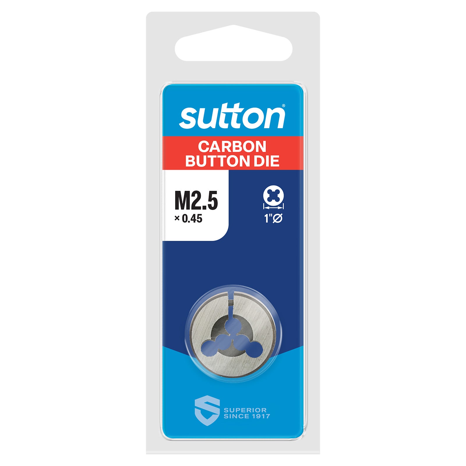 Sutton - Button Die M400 M 2.5X0.45 TCA 1"Od | M4000250