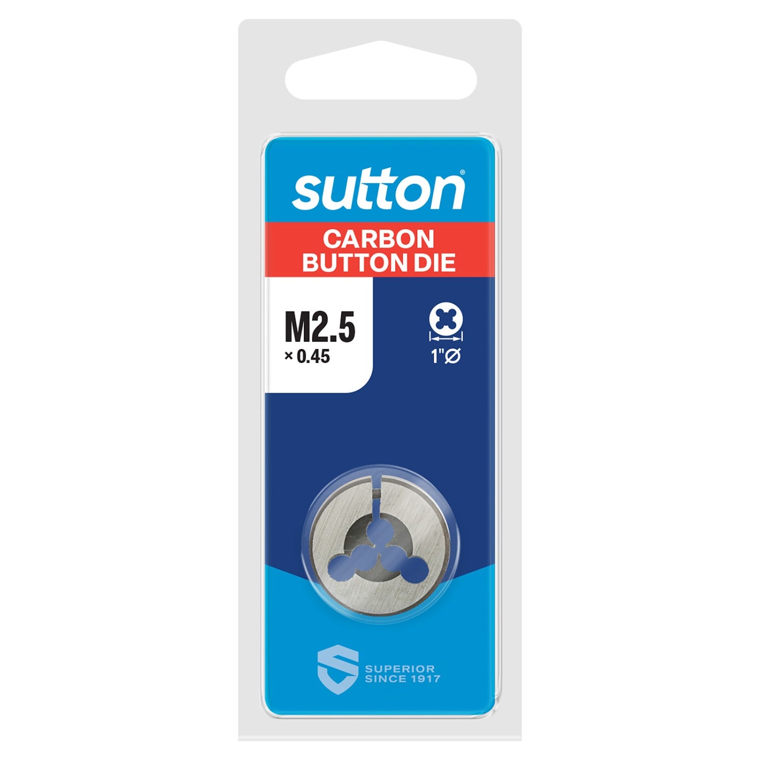 Sutton - Button Die M400 M 2.5X0.45 TCA 1"Od | M4000250