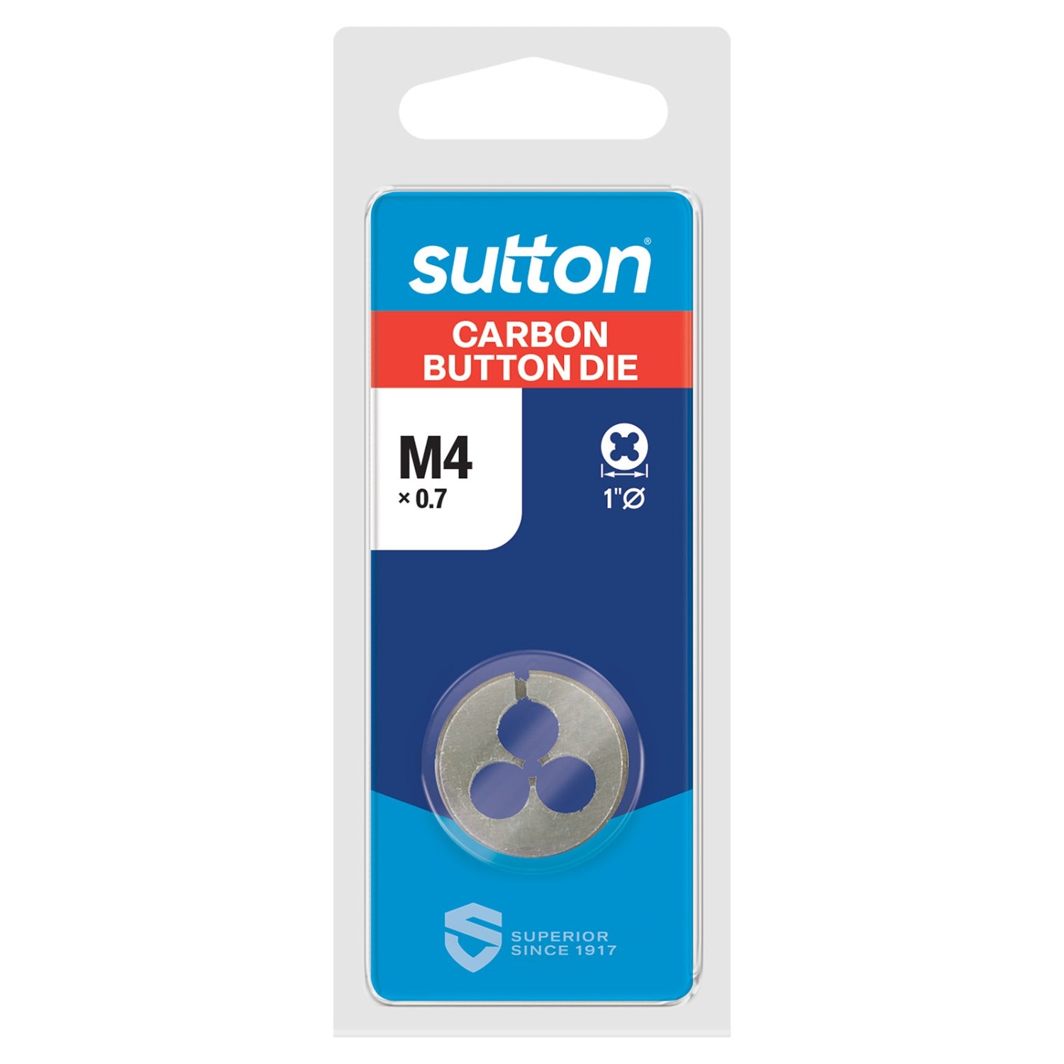 Sutton - Button Die M400 M 4X0.7 TCA 1"Od | M4000400