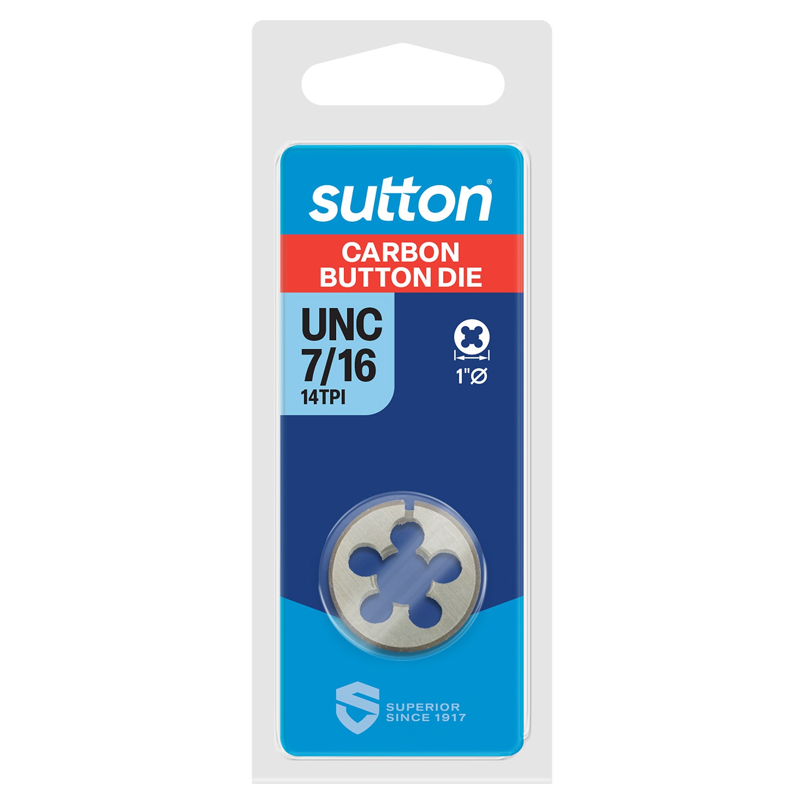 Sutton - Button Die M412 Unc 7/16-14 TCA 1"Od | M4121111