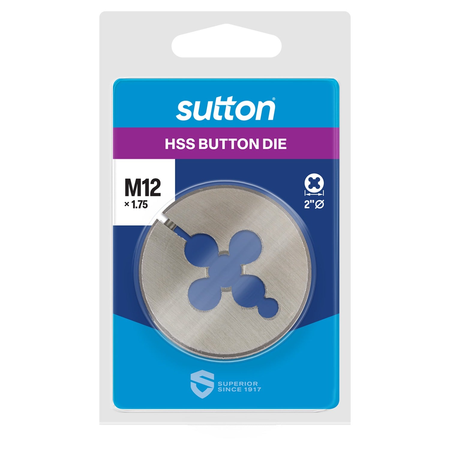 Sutton - Button Die M552 2" Od 12X1.75 High Speed Steel | M5521200
