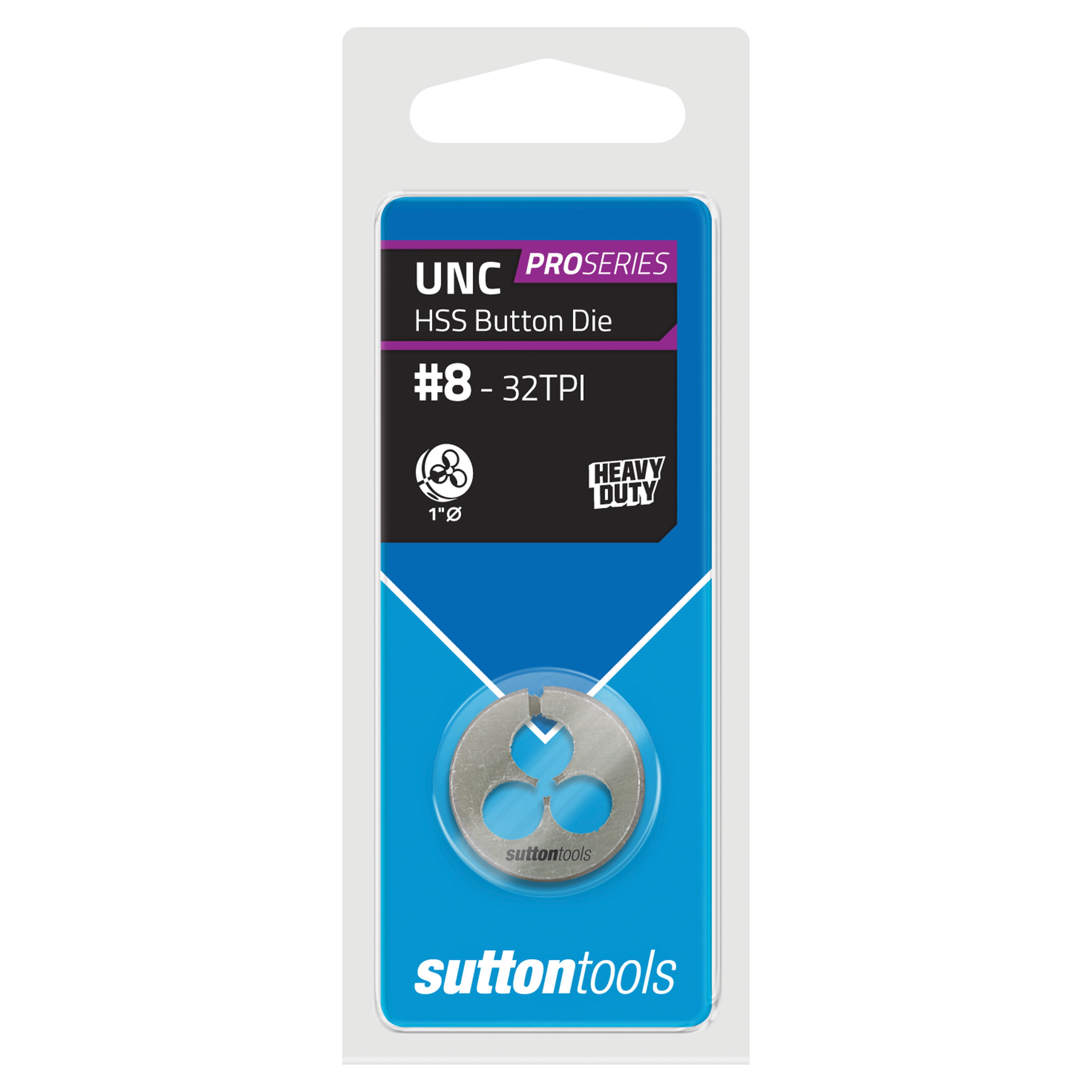 Sutton - Button Die M561 1" Od 8 X 32 Nc High Speed Steel | M5610417