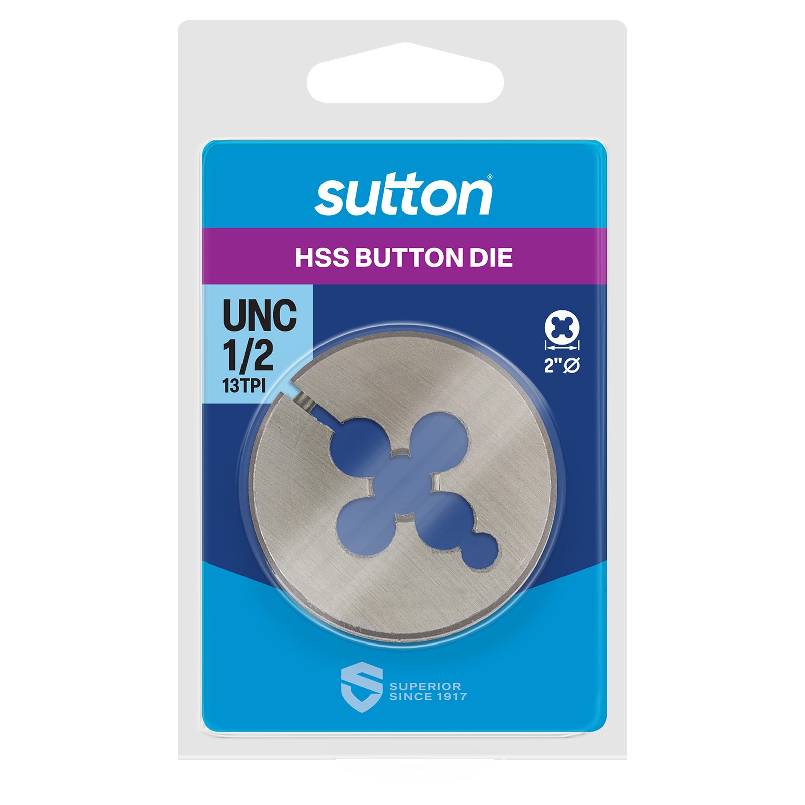 Sutton - Button Die M562 2" Od 1/2 X 13 Nc High Speed Steel | M5621270