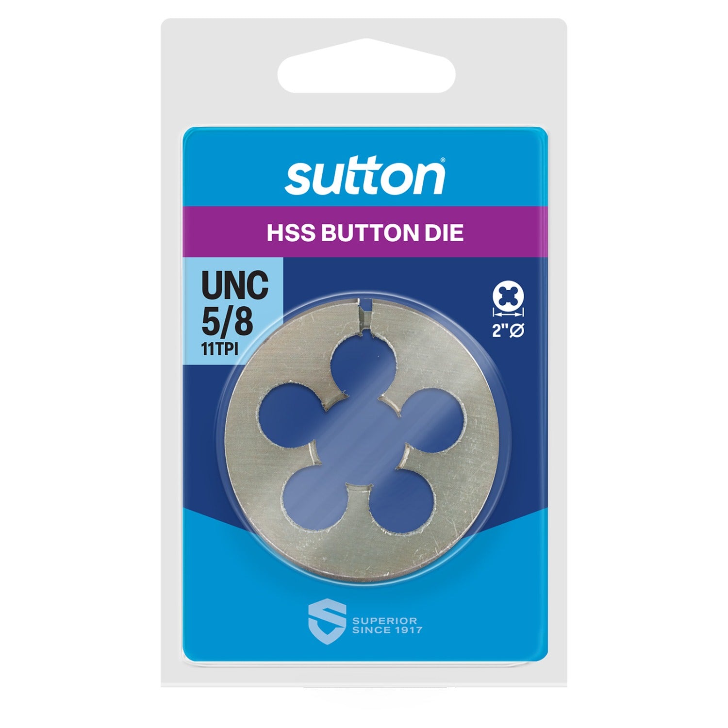 Sutton - Button Die M562 2" Od 5/8 X 11 Nc High Speed Steel | M5621588