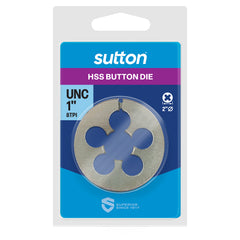 Sutton - Button Die M562 2" Od 1" X 8 Nc High Speed Steel | M5622540