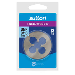 Sutton - Button Die M565 2" Od 9/16 X 18 Nf High Speed Steel | M5651429